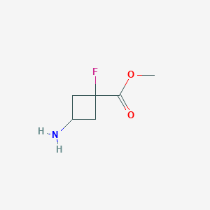 Rel-methyl (1r,3r)-3-amino-1-fluorocyclobutane-1-carboxylate