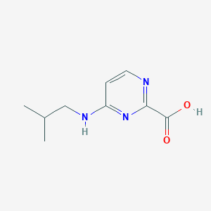 molecular formula C9H13N3O2 B13343032 4-(Isobutylamino)pyrimidine-2-carboxylic acid 