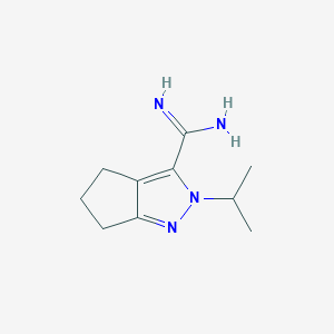 2-Isopropyl-2,4,5,6-tetrahydrocyclopenta[c]pyrazole-3-carboximidamide