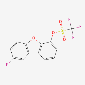 8-Fluorodibenzo[b,d]furan-4-yl trifluoromethanesulfonate