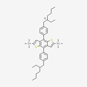 [4,8-bis[4-(2-ethylhexyl)phenyl]-2-trimethylstannylthieno[2,3-f][1]benzothiol-6-yl]-trimethylstannane