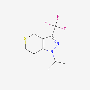 1-Isopropyl-3-(trifluoromethyl)-1,4,6,7-tetrahydrothiopyrano[4,3-c]pyrazole