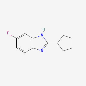 2-Cyclopentyl-6-fluoro-1H-benzo[d]imidazole