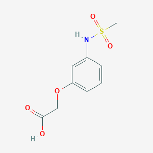 {3-[(Methylsulfonyl)amino]phenoxy}acetic acid