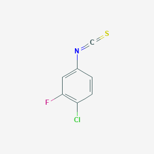 molecular formula C7H3ClFNS B1334335 4-Chloro-3-fluorophenylisothiocyanate CAS No. 597545-17-0