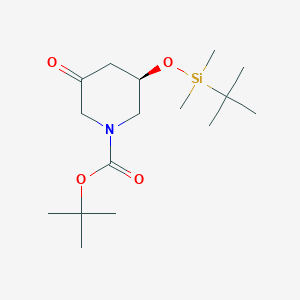 (R)-tert-Butyl 3-((tert-butyldimethylsilyl)oxy)-5-oxopiperidine-1-carboxylate