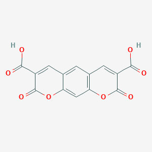 2,8-Dioxo-2,8-dihydropyrano[3,2-g]chromene-3,7-dicarboxylic acid