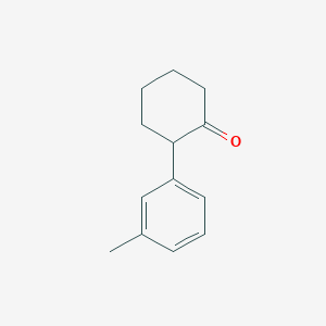 2-(3-Methylphenyl)cyclohexan-1-one