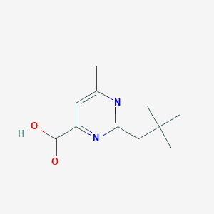 6-Methyl-2-neopentylpyrimidine-4-carboxylic acid