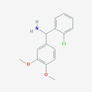 (2-Chlorophenyl)(3,4-dimethoxyphenyl)methanamine