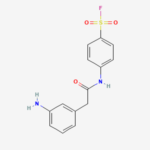 4-{[(3-Aminophenyl)acetyl]amino}benzenesulfonyl fluoride