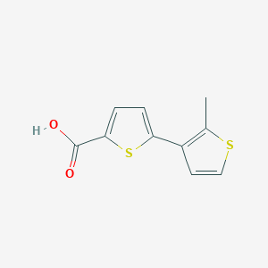 5-(2-Methylthiophen-3-yl)thiophene-2-carboxylic acid