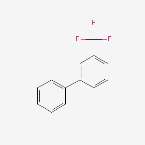 molecular formula C13H9F3 B1334356 3-(三氟甲基)联苯 CAS No. 366-04-1