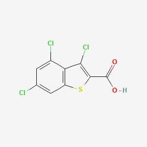 B1334358 3,4,6-Trichloro-1-benzothiophene-2-carboxylic acid CAS No. 34576-90-4