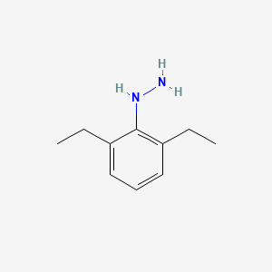 molecular formula C10H16N2 B1334359 (2,6-二乙苯基)肼 CAS No. 84828-07-9