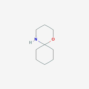 molecular formula C9H17NO B13343592 1-Oxa-5-azaspiro[5.5]undecane 