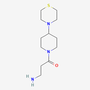 3-Amino-1-(4-thiomorpholinopiperidin-1-yl)propan-1-one