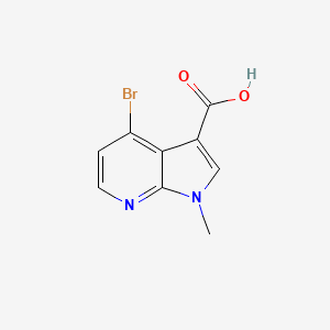 4-Bromo-1-methyl-1H-pyrrolo[2,3-b]pyridine-3-carboxylic acid