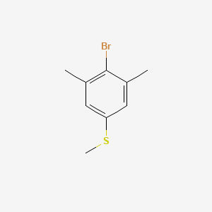 molecular formula C9H11BrS B13343749 4-Bromo-3,5-dimethylthioanisole 