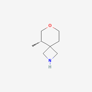 molecular formula C8H15NO B13343796 (S)-5-Methyl-7-oxa-2-azaspiro[3.5]nonane 