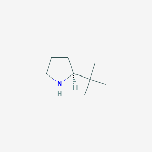 molecular formula C8H17N B13343807 (S)-2-(tert-Butyl)pyrrolidine 