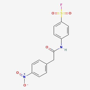 4-{[(4-Nitrophenyl)acetyl]amino}benzenesulfonyl fluoride