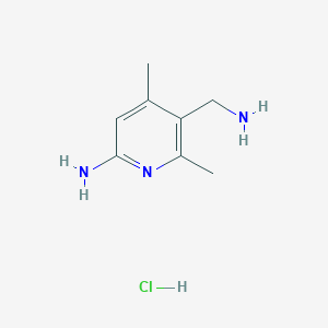 5-(Aminomethyl)-4,6-dimethylpyridin-2-amine hydrochloride