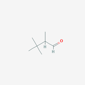molecular formula C7H14O B1334388 2,3,3-三甲基丁醛 CAS No. 17408-48-9