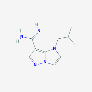 1-isobutyl-6-methyl-1H-imidazo[1,2-b]pyrazole-7-carboximidamide