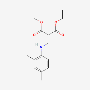 molecular formula C16H21NO4 B1334395 2-[(2,4-二甲基苯胺)亚甲基]丙二酸二乙酯 CAS No. 104007-06-9
