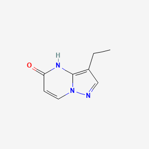 3-ethyl-4H,5H-pyrazolo[1,5-a]pyrimidin-5-one