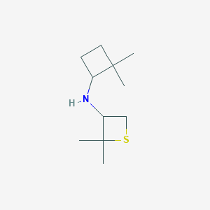 N-(2,2-Dimethylcyclobutyl)-2,2-dimethylthietan-3-amine