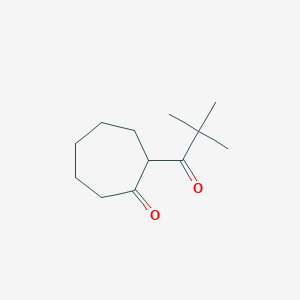 2-(2,2-Dimethylpropanoyl)cycloheptan-1-one