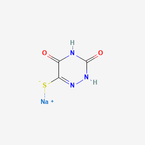 molecular formula C3H2N3NaO2S B1334412 5-Mercapto-6-azauracil sodium salt CAS No. 20029-35-0