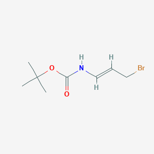 molecular formula C8H14BrNO2 B13344120 tert-Butyl (3-bromoprop-1-en-1-yl)carbamate 