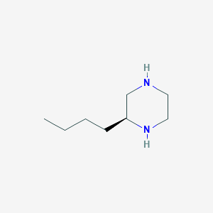 molecular formula C8H18N2 B13344171 (S)-2-Butylpiperazine 