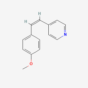 molecular formula C14H13NO B13344187 (Z)-4-(4-Methoxystyryl)pyridine 