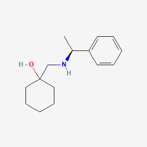 (S)-1-(((1-Phenylethyl)amino)methyl)cyclohexan-1-ol