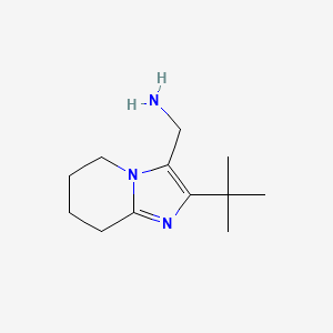 (2-(tert-Butyl)-5,6,7,8-tetrahydroimidazo[1,2-a]pyridin-3-yl)methanamine