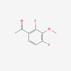 molecular formula C9H8F2O2 B1334425 2',4'-二氟-3'-甲氧基苯乙酮 CAS No. 373603-19-1