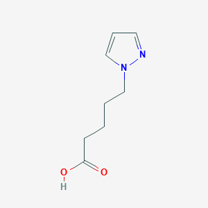 molecular formula C8H12N2O2 B13344275 5-(1H-pyrazol-1-yl)pentanoic acid CAS No. 197094-13-6