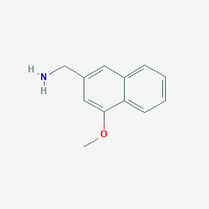 (4-Methoxynaphthalen-2-yl)methanamine