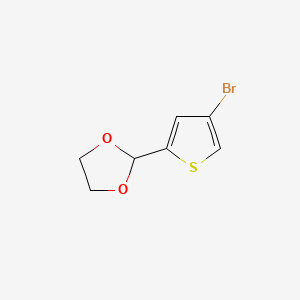 B1334438 2-(4-Bromothiophen-2-yl)-1,3-dioxolane CAS No. 58267-85-9