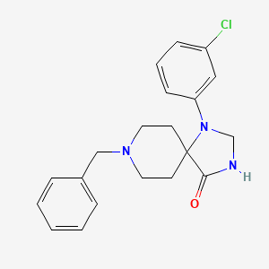 8-Benzyl-1-(3-chlorophenyl)-1,3,8-triazaspiro[4.5]decan-4-one