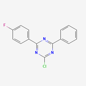 2-Chloro-4-(4-fluorophenyl)-6-phenyl-1,3,5-triazine