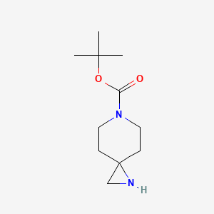 molecular formula C11H20N2O2 B13344408 tert-Butyl 1,6-diazaspiro[2.5]octane-6-carboxylate 