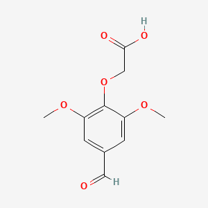 B1334441 (4-Formyl-2,6-dimethoxyphenoxy)acetic acid CAS No. 812642-73-2
