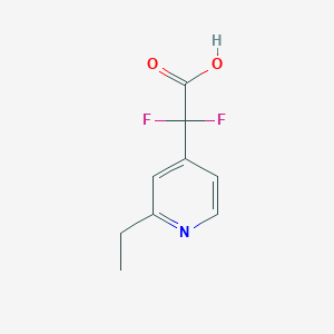 2-(2-Ethylpyridin-4-yl)-2,2-difluoroacetic acid