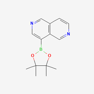 4-(4,4,5,5-Tetramethyl-1,3,2-dioxaborolan-2-yl)-2,6-naphthyridine