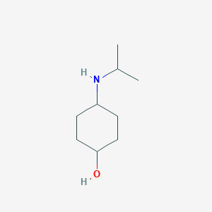 molecular formula C9H19NO B13344439 4-(Isopropylamino)cyclohexanol 